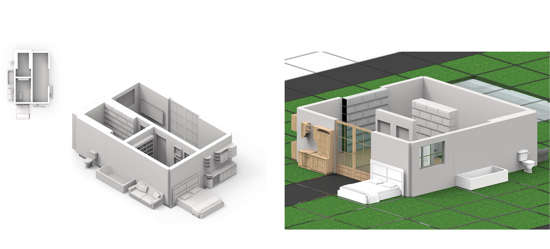 Home inside-out configuration