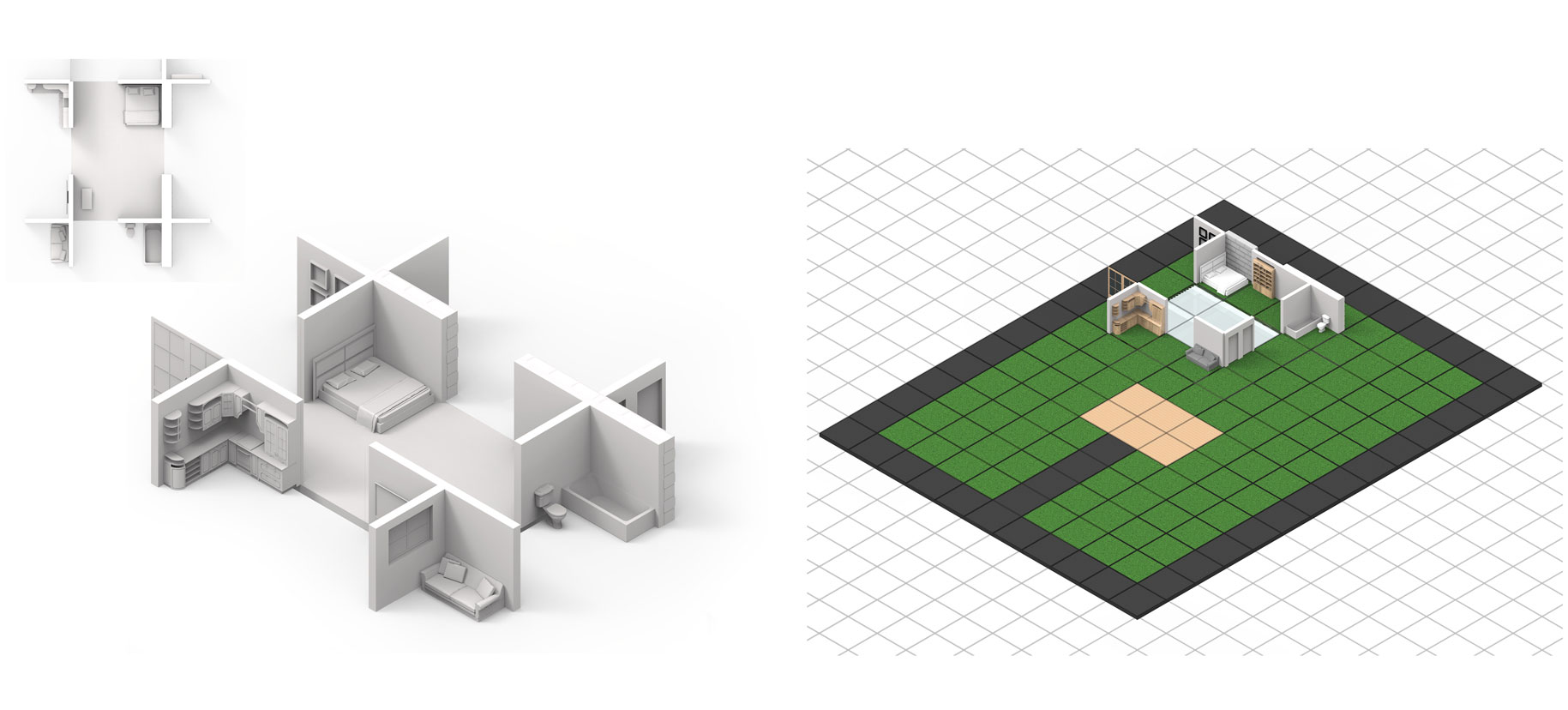 Home inside-out configuration