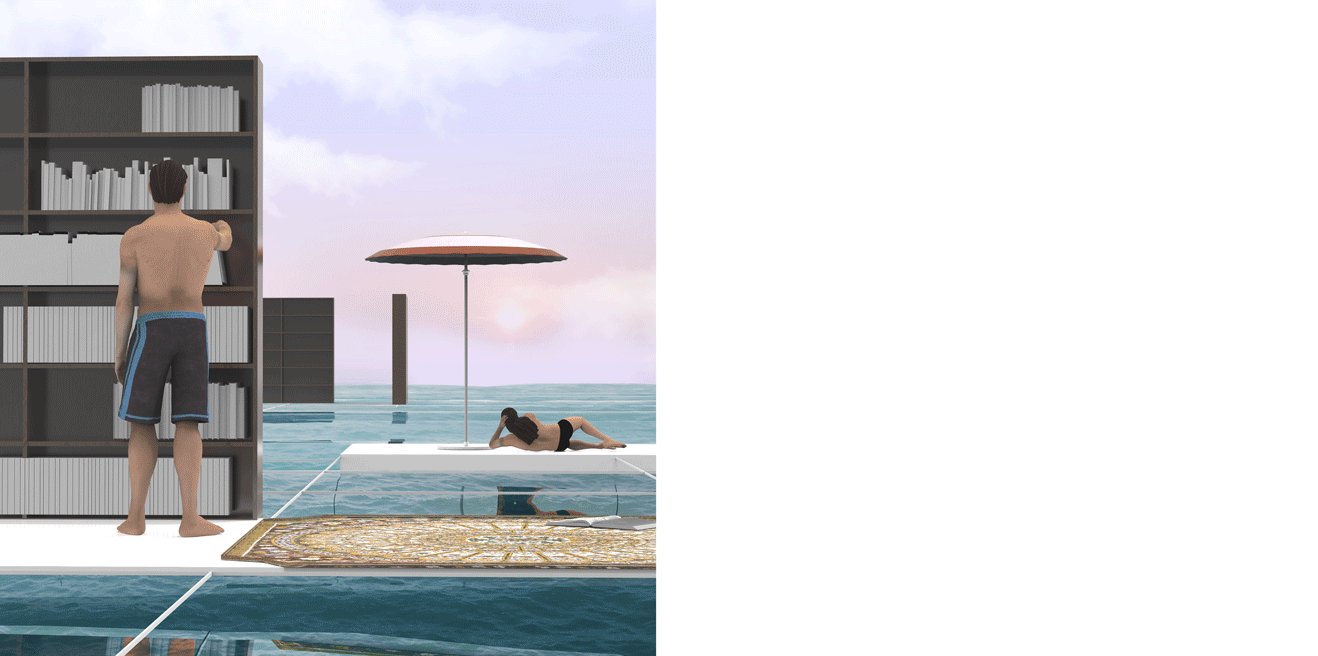 Hotel scene rendering