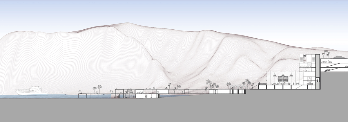 Hotel scene rendering